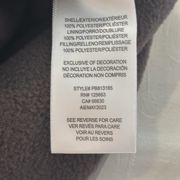 Perry Ellis Diamond Quilt Cire Faux Shearling Lined Jacket - Picture 9 of 9